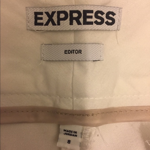 White capris by Express - Picture 2 of 2